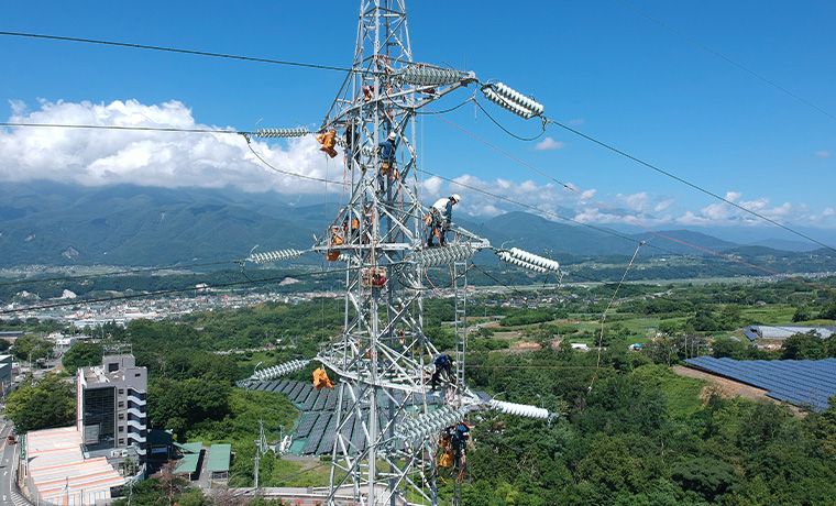 送電線事業